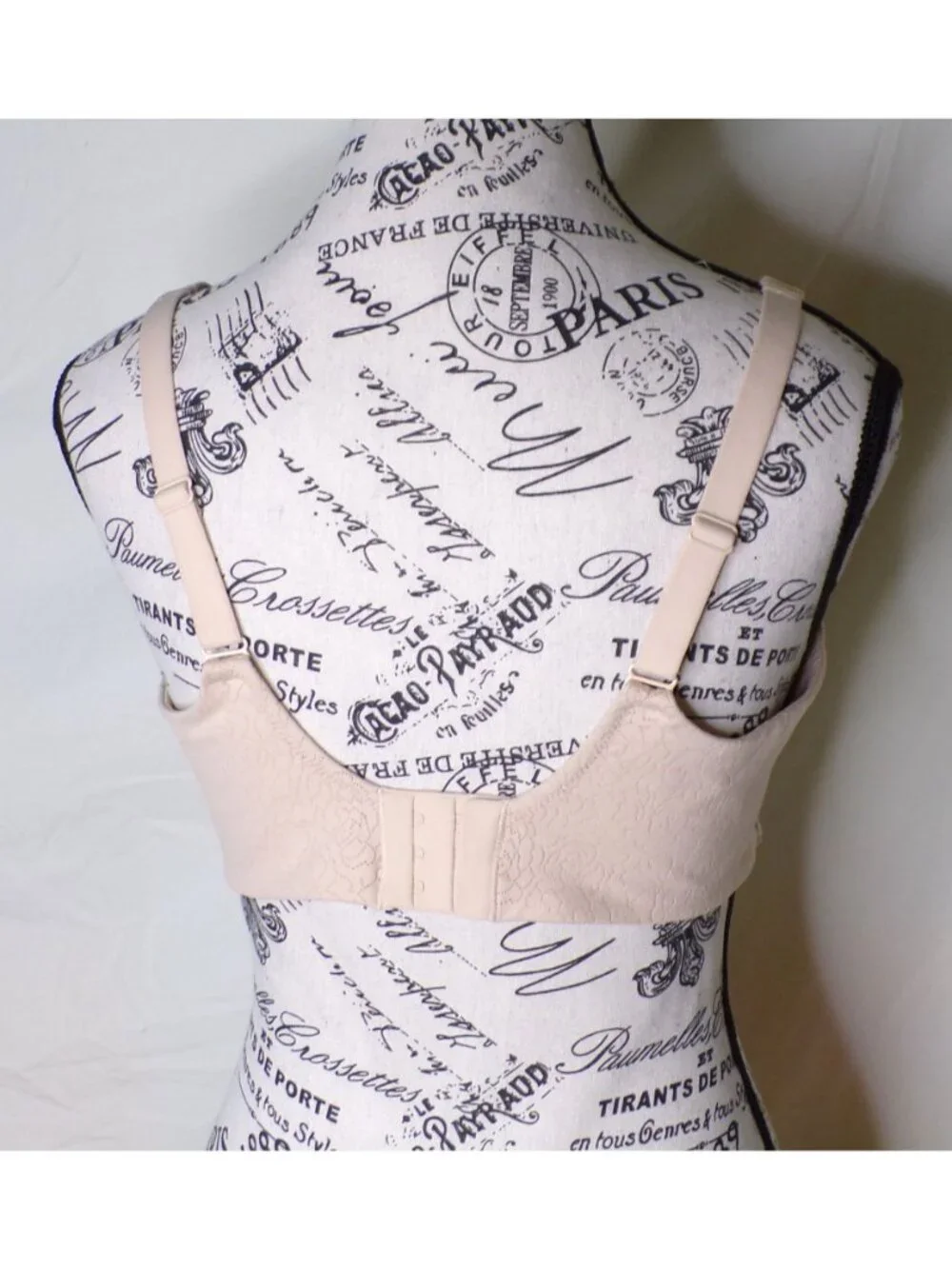 🆕WACOAL Inside Job Full Unpadded Wireless Bra 36D Beige #852345 - Picture 6 of 7